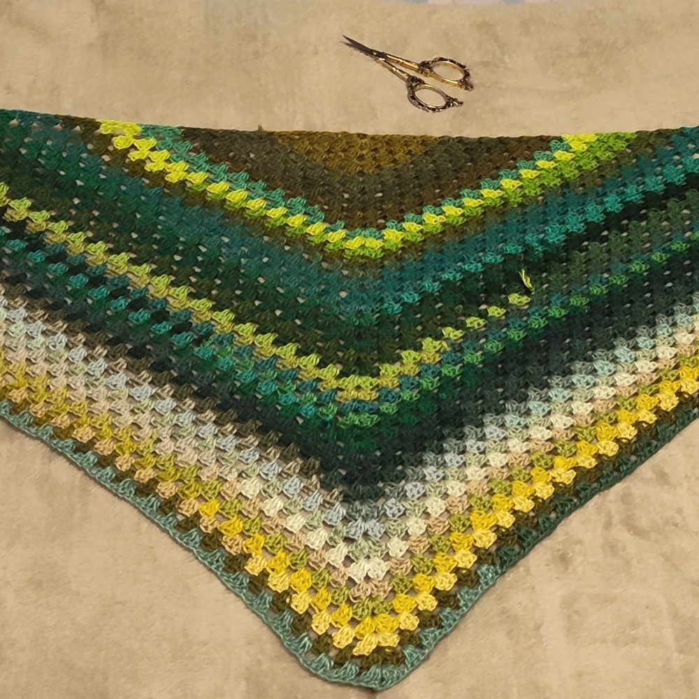 Multicolor Crochet Scarf Wrap